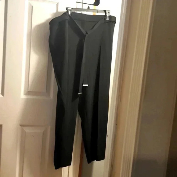 ANNE KLEIN PANTS WITH BELT - Picture 1 of 6